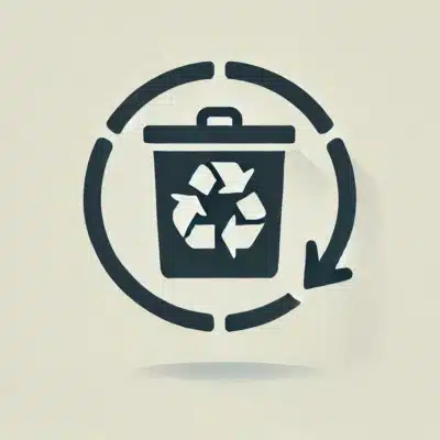 Icônes pour le tri des déchets