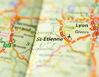 Saint-Etienne map