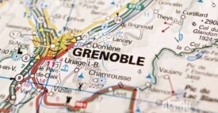 Grenoble map débarras