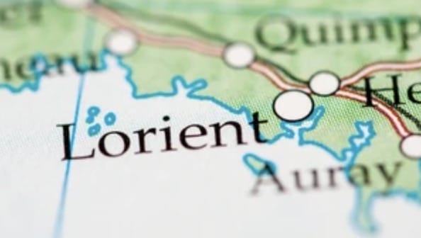 Lorient map