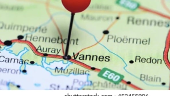 Vannes map